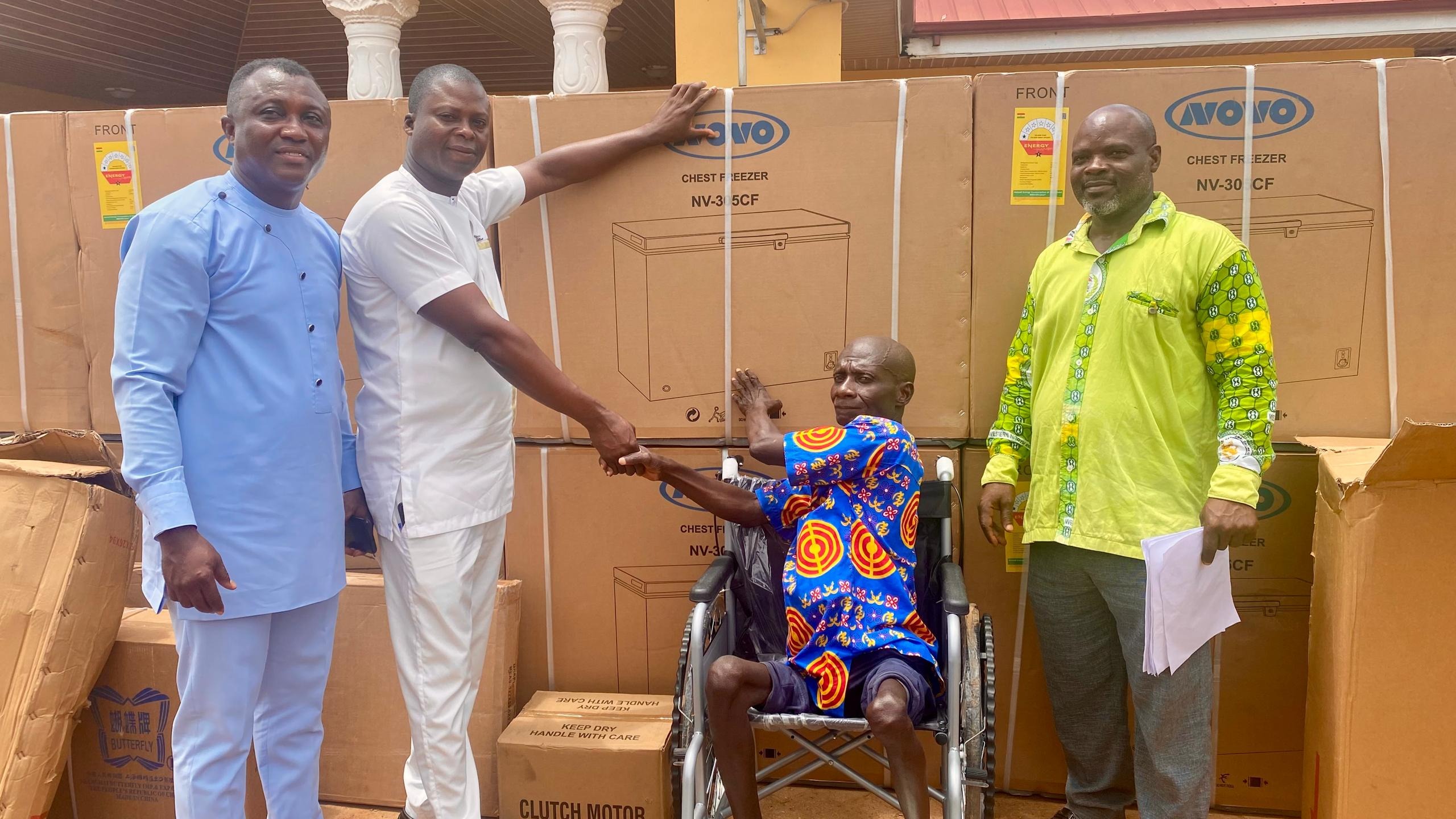 Bodi Social Welfare and Community Department donates to Persons With Disabilities (PWDs)