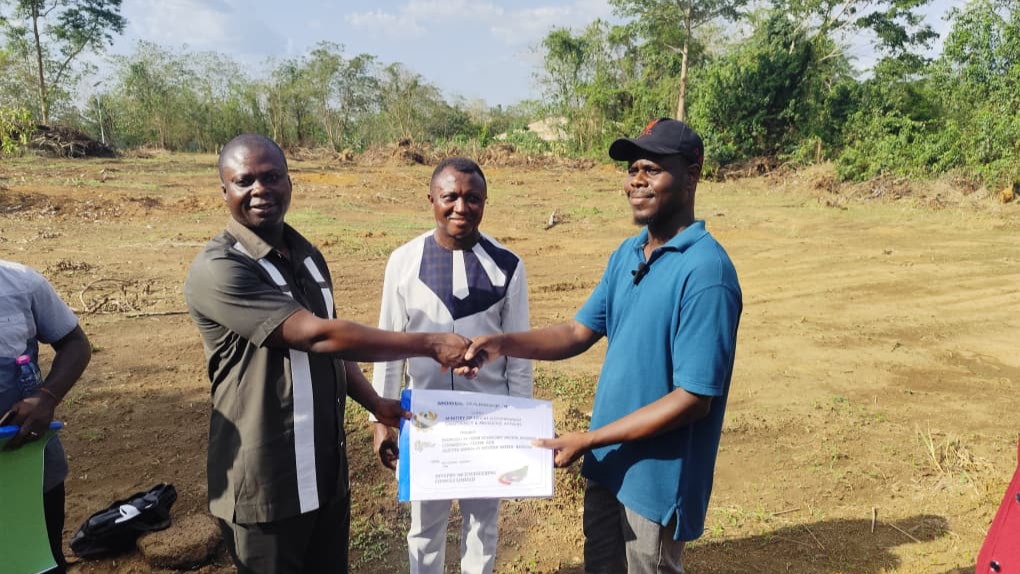 SITE FOR BODI 24-HOUR ECONOMY MARKET HANDED OVER TO CONTRACTOR